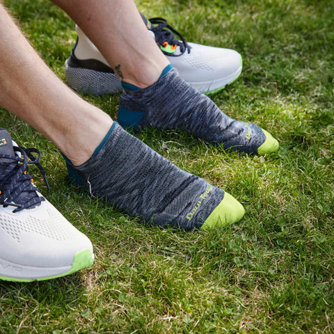 Men's Run No Show Tab Cushioned Ultra-Lightweight Running Socks