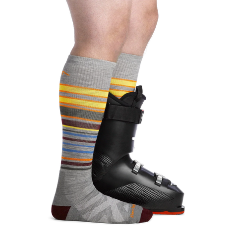 Men's Snowpack Over-the-Calf Midweight Ski & Snowboard Sock - Last Chance